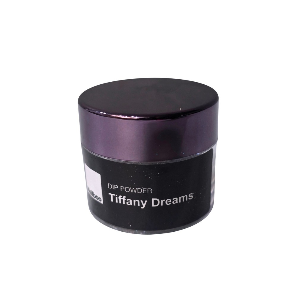 Nailboo Tiffany Dreams Dip Powder 22g 0.8oz Teal Silver Glitter Nail Manicure